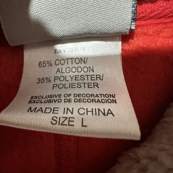 NHL Womens Jacket Full Zip Shirt Detroit Red Wings Top Long Sleeve Large Sherpa - Picture 5 of 7